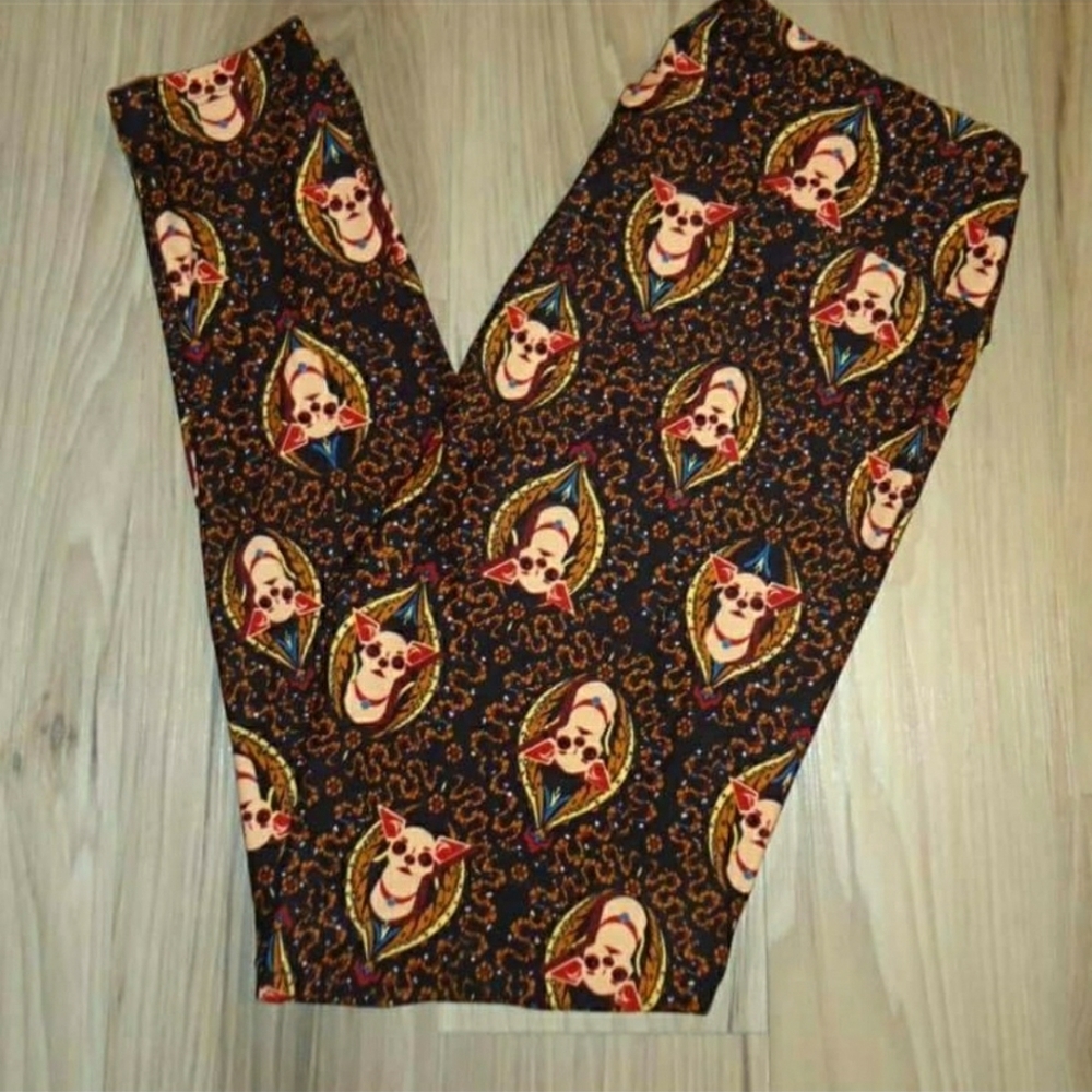 NWOT T/C LuLaRoe Chihuahua Birthday Leggings